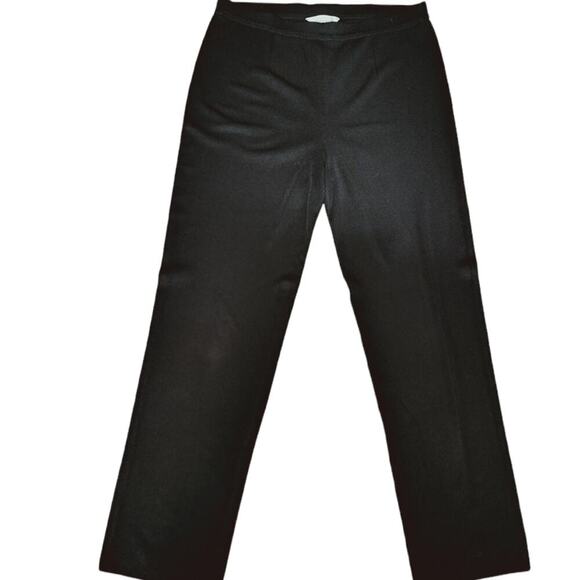 MISOOK KNIT BLACK STRETCH PANTS SIZE LARGE - Picture 1 of 6